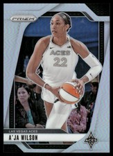 2024 Panini Prizm WNBA #86 A'ja Wilson Silver Prizms