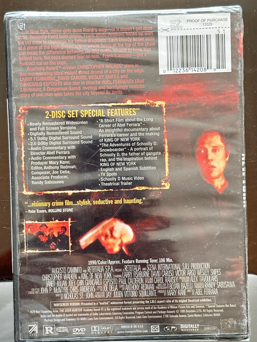 King of New York (DVD, 1990) for sale online | eBay