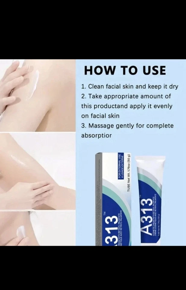 A313 Retinol Cream 50g French Anti - Aging Moisturiser for Smoother Skin - image 2 of 4