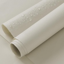 ANMINY 100 Waterproof Canvas Fabric by The Yard, 5 Pre-cut 5 Yards, Beige