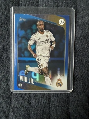 Vinicius junior 2025-26 Topps chrome UEFA Club Competitions /150 Blue Vini JR
