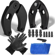 Gland Nut Wrench - Set of 2 Hydraulic Cylinder Spanner Wrench Adjustable - Sp...