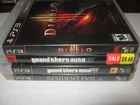 Sony Playstation 3 Video Game Bundle Lot PS3 - GTA IV and V -  Resident Evil 6