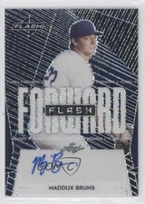 2021 Leaf Flash Forward Navy 56/99 Maddux Bruns #MB1 Auto 0tw4