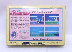 Jaleco City Connection Famicom Game Tested with Box & Manual