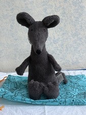 Peluche Jellycat Toothy Rat Retirado TO3R NUEVO CON ETIQUETAS Nuevo Con Etiquetas Raro Difícil de Encontrar Coleccionable