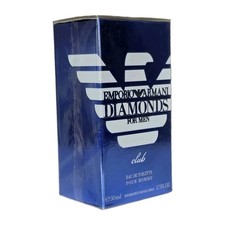 Emporio Armani DIAMONDS CLUB For Men Eau de Toilette Spray 50ml New Boxed/Sealed