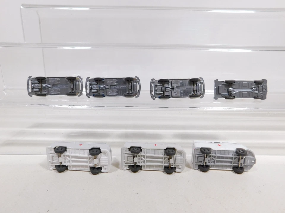 7x H0 1:87 Model Ambulance: VW 1500/T1/T2 + Opel #DD975-0.5 - Image 3 of 4