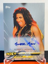 2018 Topps WWE Autograph Ember Moon #32 /25 Athena NXT SP