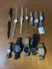 Seiko Watch Lot of 12 Watches For Parts Repair Vintage Quartz And Solar