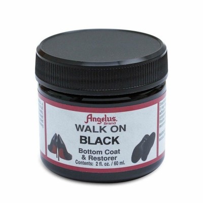Angelus Walk On Black Bottom Coat Restorer - Shoe Sole Paint & Color Restorer