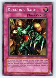Dragon's Rage LOD-048 Common Unlimited Legacy of Darkness Yu-Gi-Oh