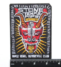 STONE TEMPLE PILOTS ROCK BAND MUSIC BATTLE VEST JACKET EMBROIDERED IRON ON PATCH