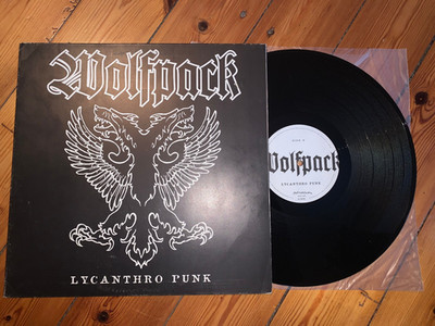Wolfpack - Lycanthro Punk LP Vinyl Distortion Records Gatefold 1998 Wolfbrigade