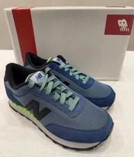 [New with Defects] New Balance ML501WBM Men’s Sneakers Color Blue/Neon Size 6.5