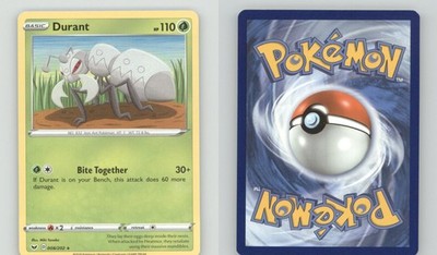 DURANT 008/202 R SWORD & SHIELD POKEMON NM/M TANAKA