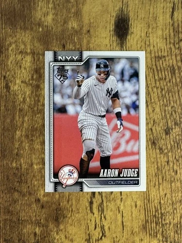 2026 Topps Series 1 #1 Aaron Judge Yankees Base Card