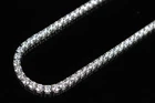 14k STAMPED 4mm Tennis Chain Necklace 70ct Lab Sim VVS1 Diamonds 54g+ HEAVY