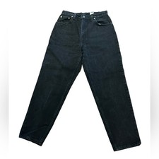 Vintage Levi  s Relaxed Fit Tapered Leg Black Denim Jeans 10S Made in the USA