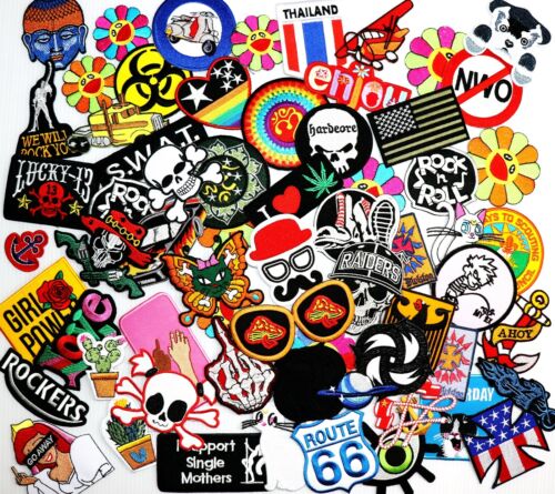 Random Style Patch Fun Gift Kids Party Crafts Artwork Emblem DIY Iron on Clothes - Picture 7 of 12