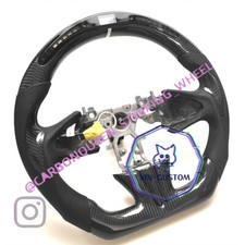  Infiniti Q50 Led Carbon Fiber Steering Wheel 2014-2017 Years W/white