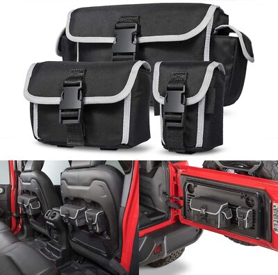 Car Backseat Storage Bag & Tailgate Organizer Bag for Jeep Wrangler YJ TJ JK JL