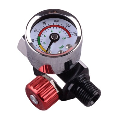 #ad #ad Car Air Regulator Pressure Gauge Tool Fit for Devilbiss Iwata 0 140 PSI Sprayer $12.27