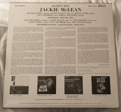 米LP Jackie McLean Jackies Bag BST84051 Blue Note /00260 Jackie's Bag - Album by Jackie McLean | Spotify