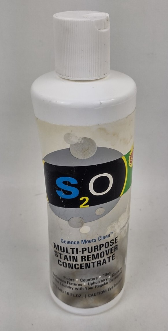 S2O Multi Purpose Stain Remover Concentrate Fresh Scent 16oz Bottle eBay