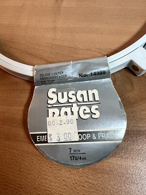 Cerchio Da Ricamo Susan Bates Deluxe Super Grip In Plastica, 20,3 Cm – Presa Salda E Antiscivolo