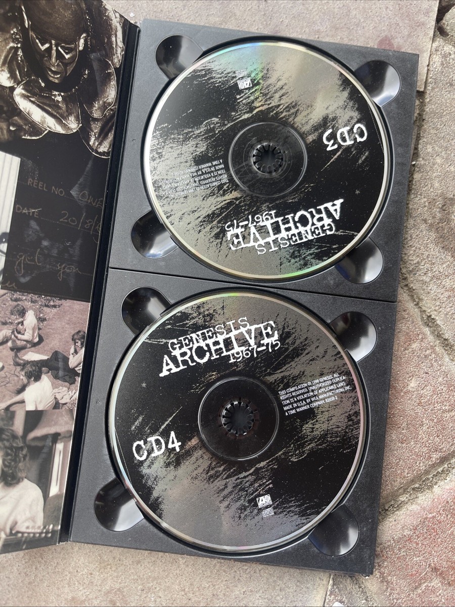 GENESIS Archive 1967-75 4CD Box Set *RARE* PETER GABRIEL Live Hits