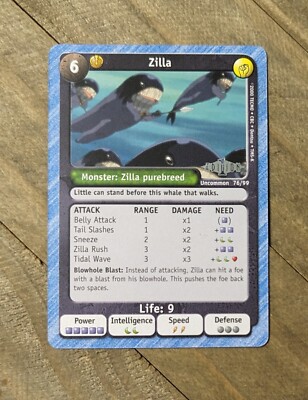 2000 Monster Rancher ZILLA #76 1st Edition
