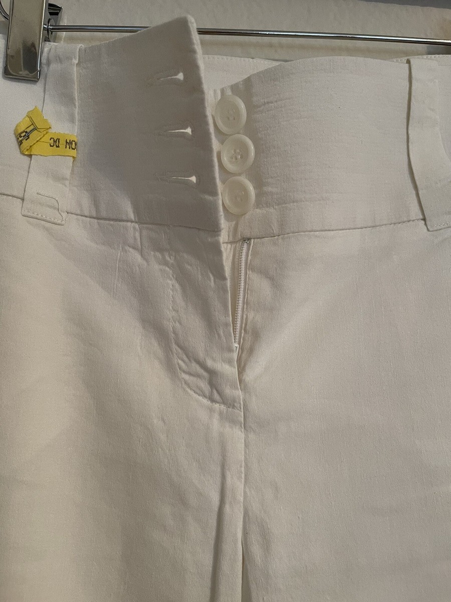 Pantalon Stretch En Coton Blanc Bebe - Taille 2 - Parfait Pour Un Look Décontracté Et élégant
