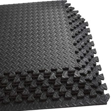 12x Interlocking Soft Foam Floor Mats Heavy Duty EVA Puzzle Rubber Fadeless Home