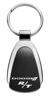 Genuine Dodge R/T Red Logo Metal Chrome Tear Drop Key Chain Ring Fob Genuine Dodge R/T Red Logo Metal Chrome Tear Drop Key Chain Ring Fob