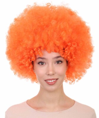 Afro Clown Unisex Perücke, Supergröße Jumbo Party Halloween Perücke, Standard Cap