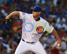 Brian Matusz Pitching Action Chicago Cubs 8x10 MLB Baseball Photo