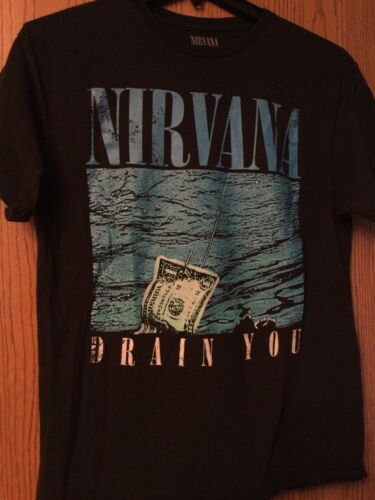 Nirvana - “Drain You” - Black Shirt - L - image 1