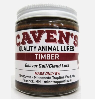 Caven's Timber - Beaver Castor Lure Large 4 Ounce Jar Trapping Supplies Bait 