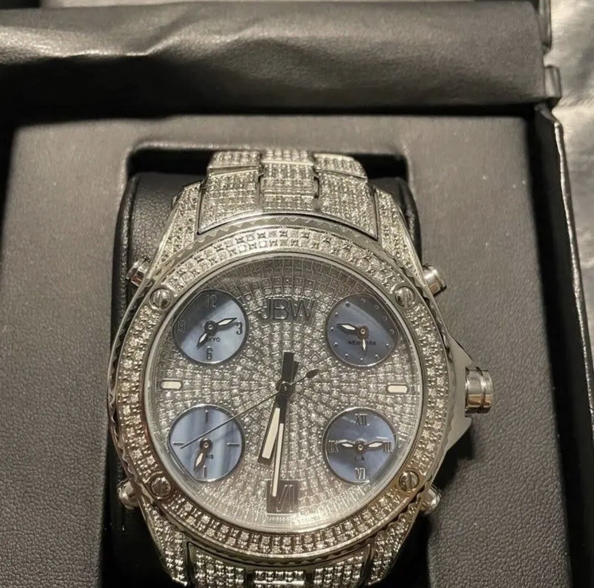 JBW Jet Setter Silver Men's Watch - JB6213C for sale online | eBay