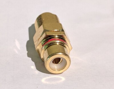 Lot of 2 PHOENIX GOLD WP-503 GOLD  WALL CONNECTOR JACK New  Free Ship