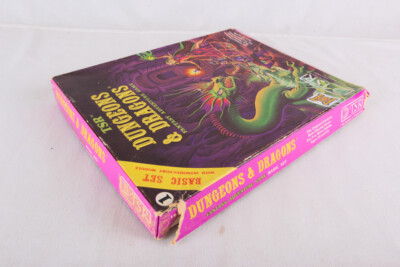 TSR Dungeons & Dragons Basic Set 1, 1st Print, 1981 #1011, Box