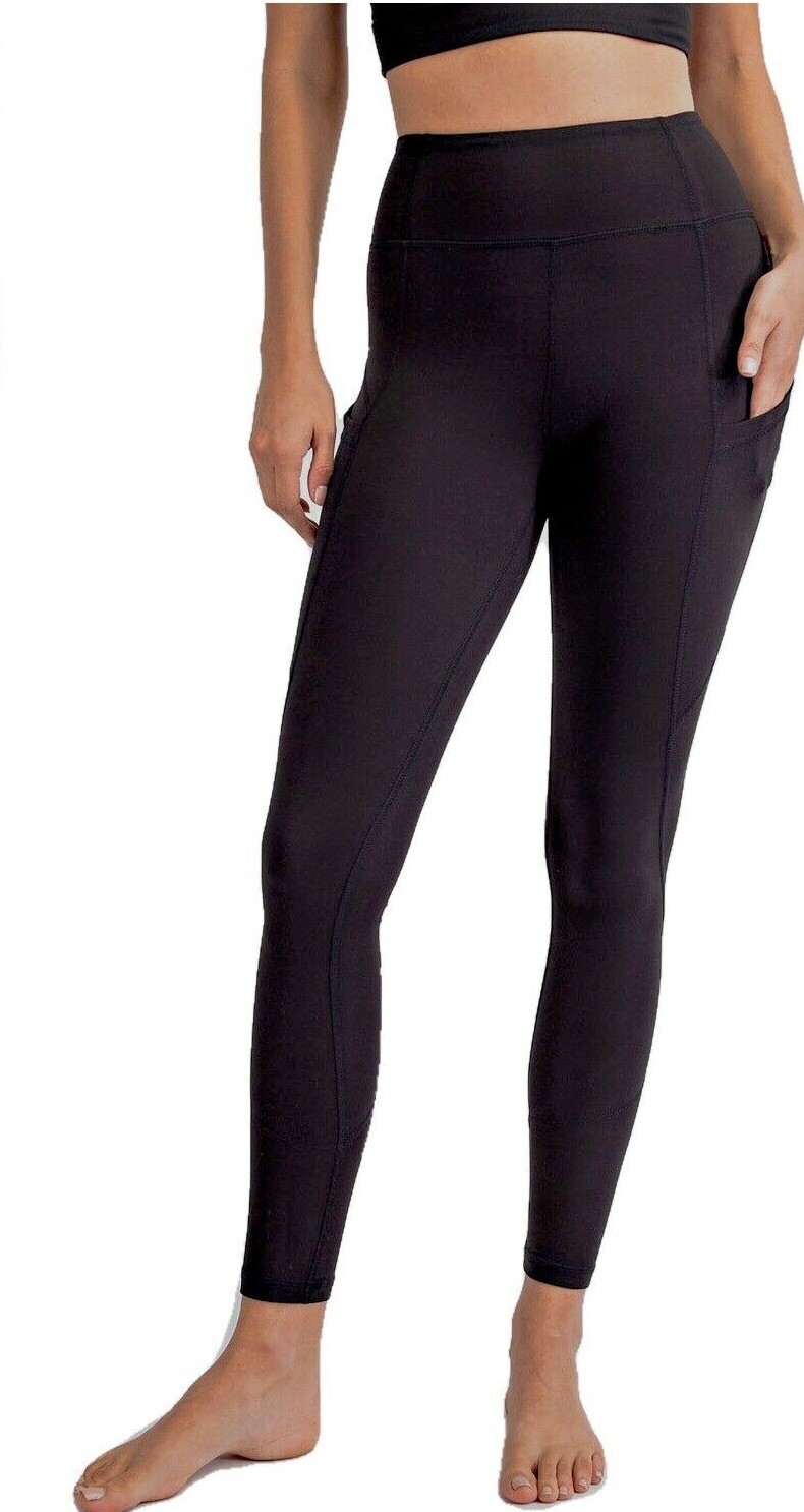 Plus Size Leggings Side Pockets Yoga Pants 1XL eBay