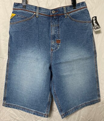 Schott NYC Denim Jeans Shorts Size 34 Brand New NWT NOS Mens Hip Hop Urban