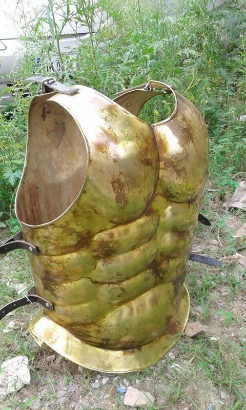 Chaqueta Armadura-Antigua Película Romana Juego de Rol Disfraz Chaqueta Muscular Protección Corporal Nuevo Foto 2 de 4