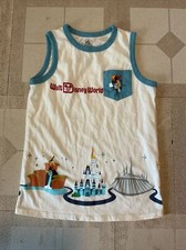 Disney Parks World Youth Sleeveless Stretch Tank Top Shirt - Size M