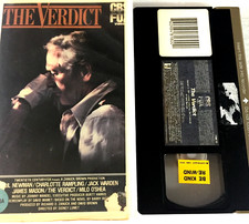 The Verdict Paul Newman VHS Tape - Ships with Tracking