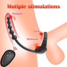 Penis Cock Ring Vibrator G-spot Dildo Massager Sex Toys For Women Men Couples