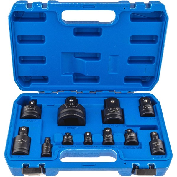"Adapter Schlagschrauber 11Tlg NüSse Kraft Kugelgelenk 1/2\" 3/4\"1/4\"1 Reduzierung"-image