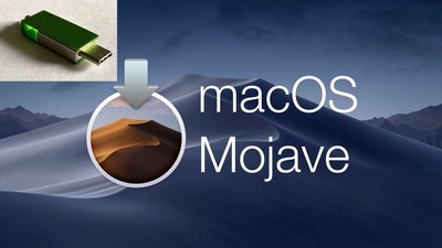 Bootfähiges USB Typ-C Laufwerk Installation Rettung Wiederherstellung Mac OS 10.14, Mojave